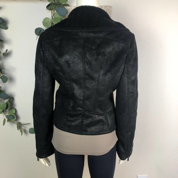 🔥 3 for $30 Guess motorcycle style black jacket - Picture 6 of 13